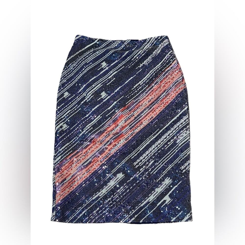 j crew Collection sequin pencil skirt Sz:8